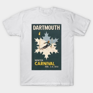 Vintage Dartmouth Winter Carnival Poster T-Shirt